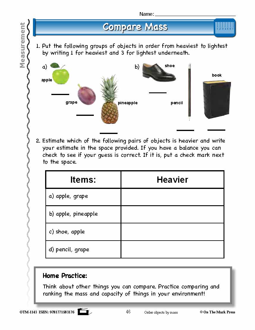 First Grade Measurement Lesson Plan Aligned to Common Core