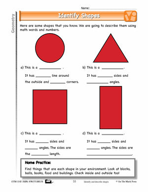 First Grade Geometry Lesson Plans Aligned to Common Core