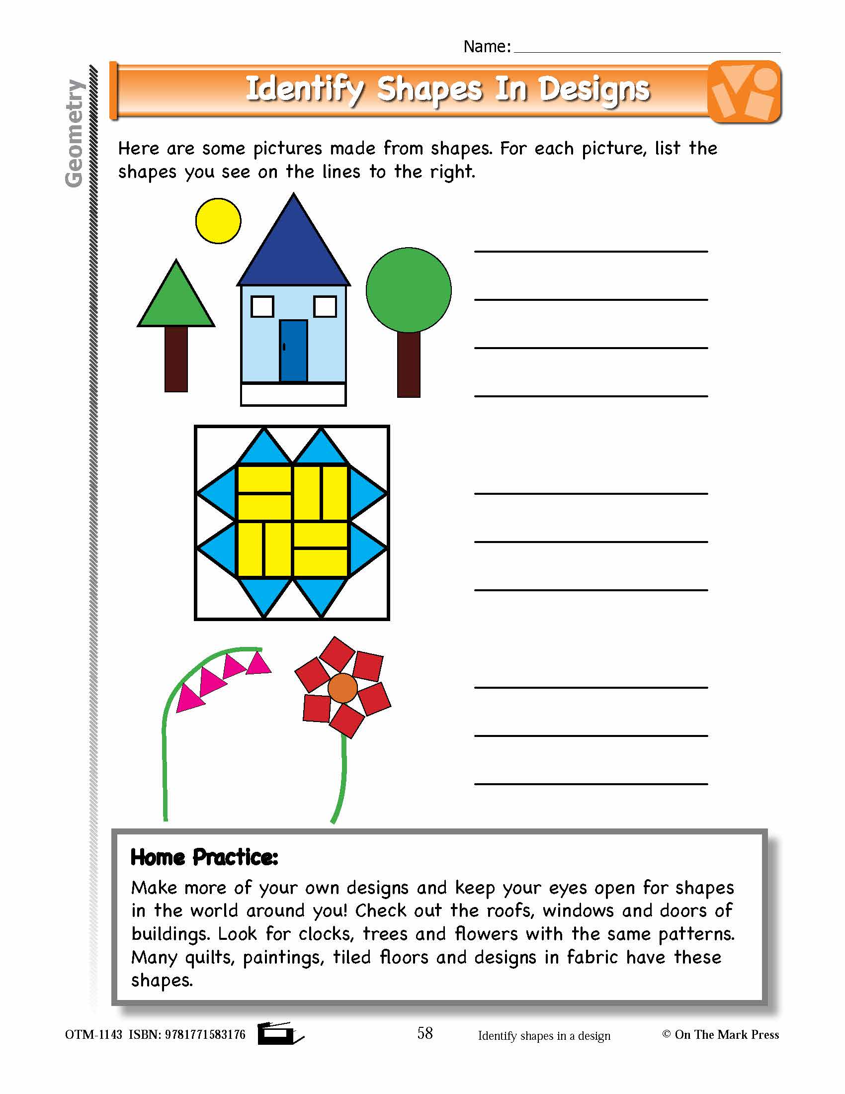 First Grade Geometry Lesson Plans Aligned to Common Core