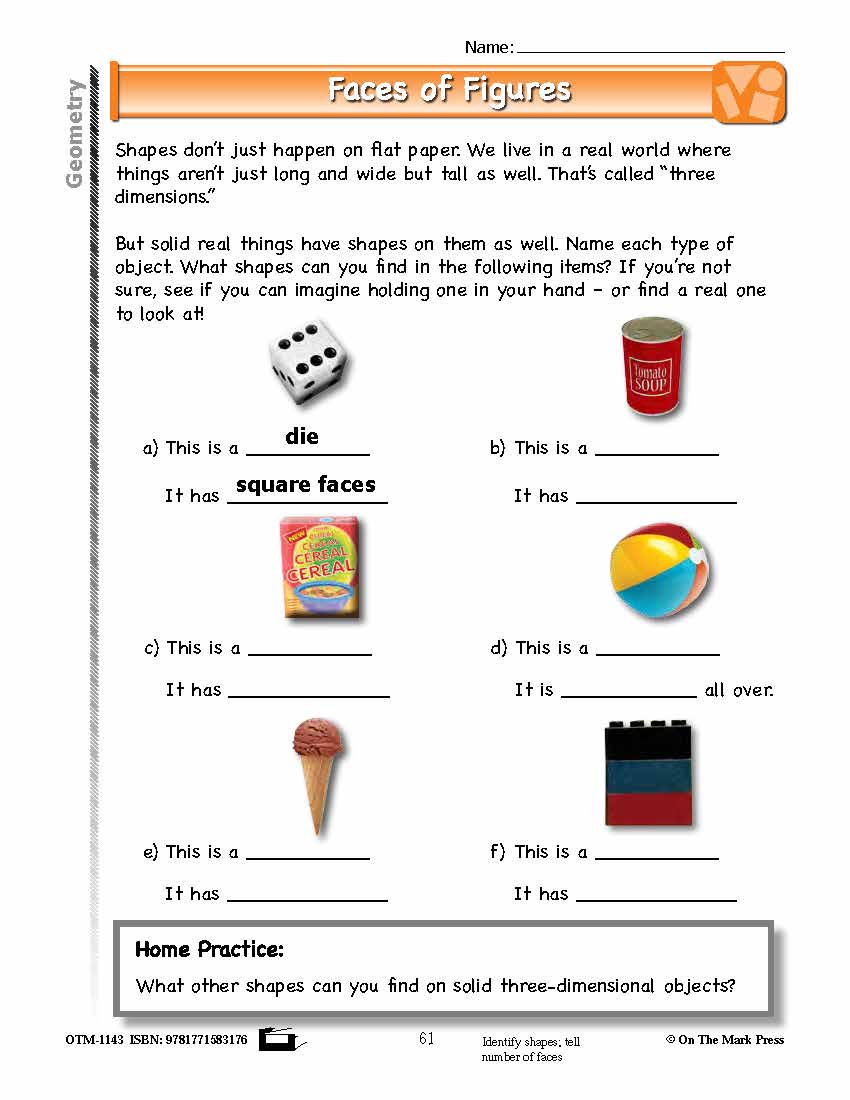 First Grade Geometry Lesson Plans Aligned to Common Core
