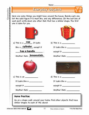 First Grade Geometry Lesson Plans Aligned to Common Core