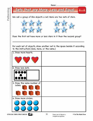 First Grade Patterning Lesson Plans Aligned to Common Core