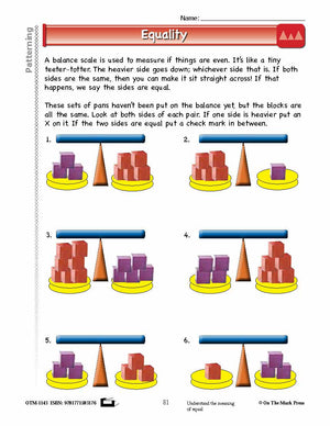 First Grade Patterning Lesson Plans Aligned to Common Core