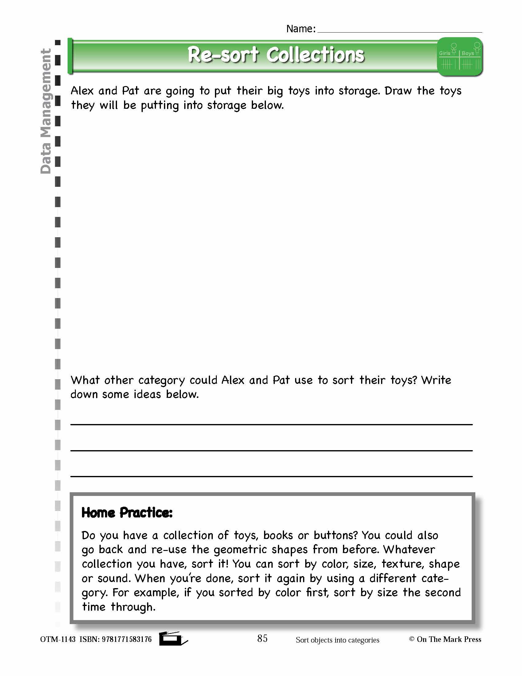 First Grade Data Management Lesson Plans Aligned to Common Core