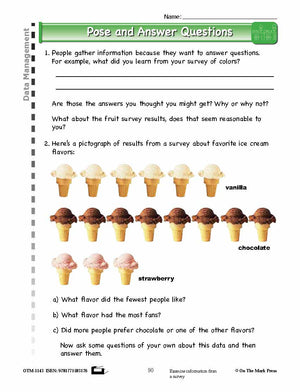 First Grade Data Management Lesson Plans Aligned to Common Core
