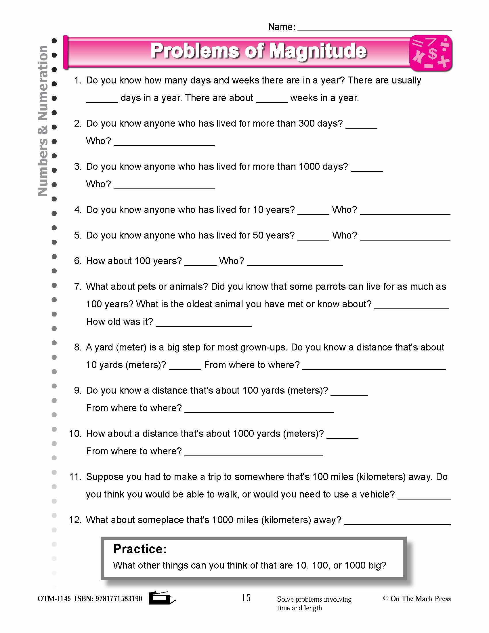 Third Grade Numeration Lesson Plans Aligned to Common Core