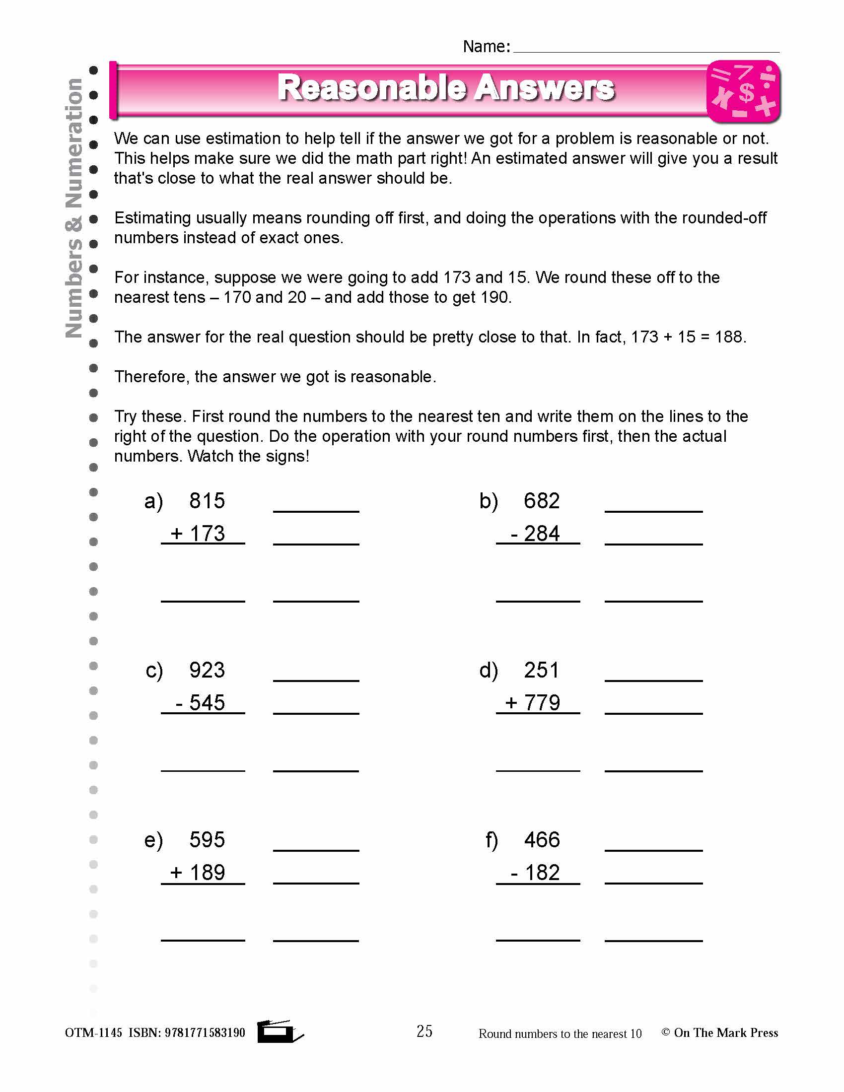 Third Grade Numeration Lesson Plans Aligned to Common Core