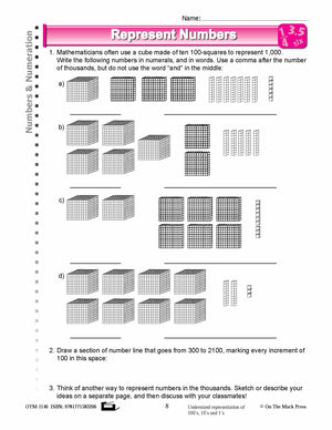 Fourth Grade Numeration Lesson Plans Aligned to Common Core