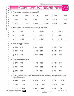 Fourth Grade Numeration Lesson Plans Aligned to Common Core