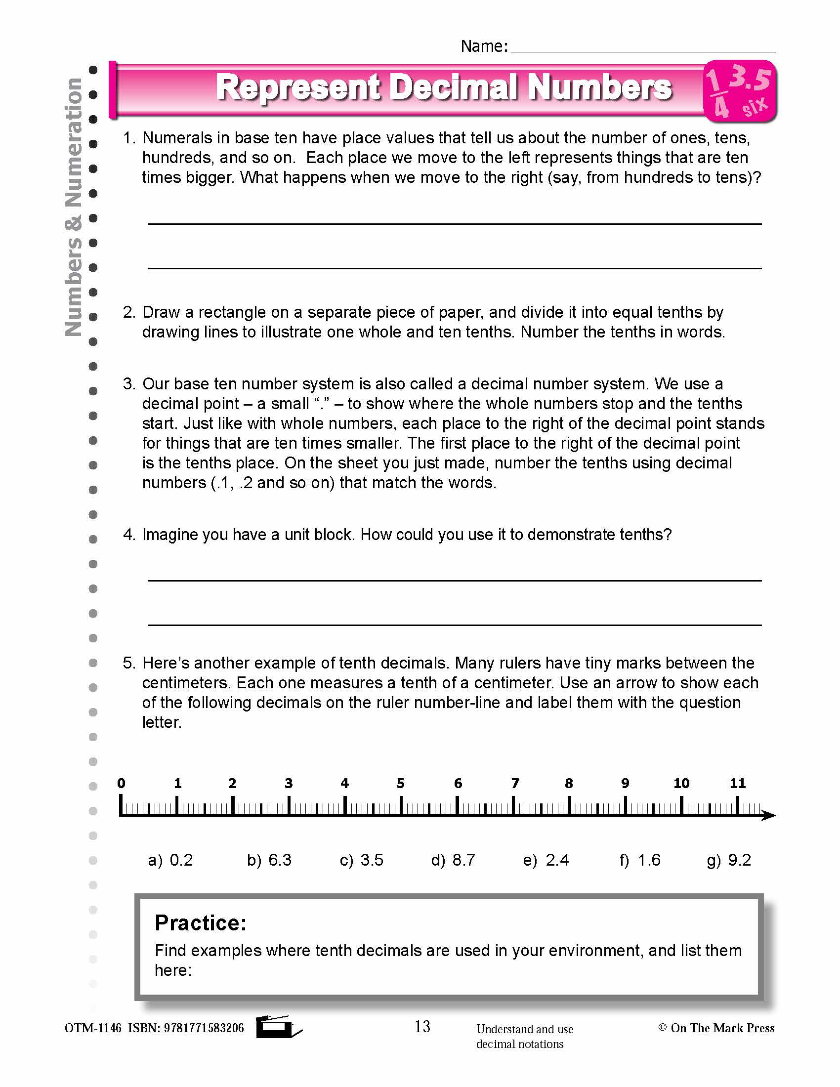 Fourth Grade Numeration Lesson Plans Aligned to Common Core