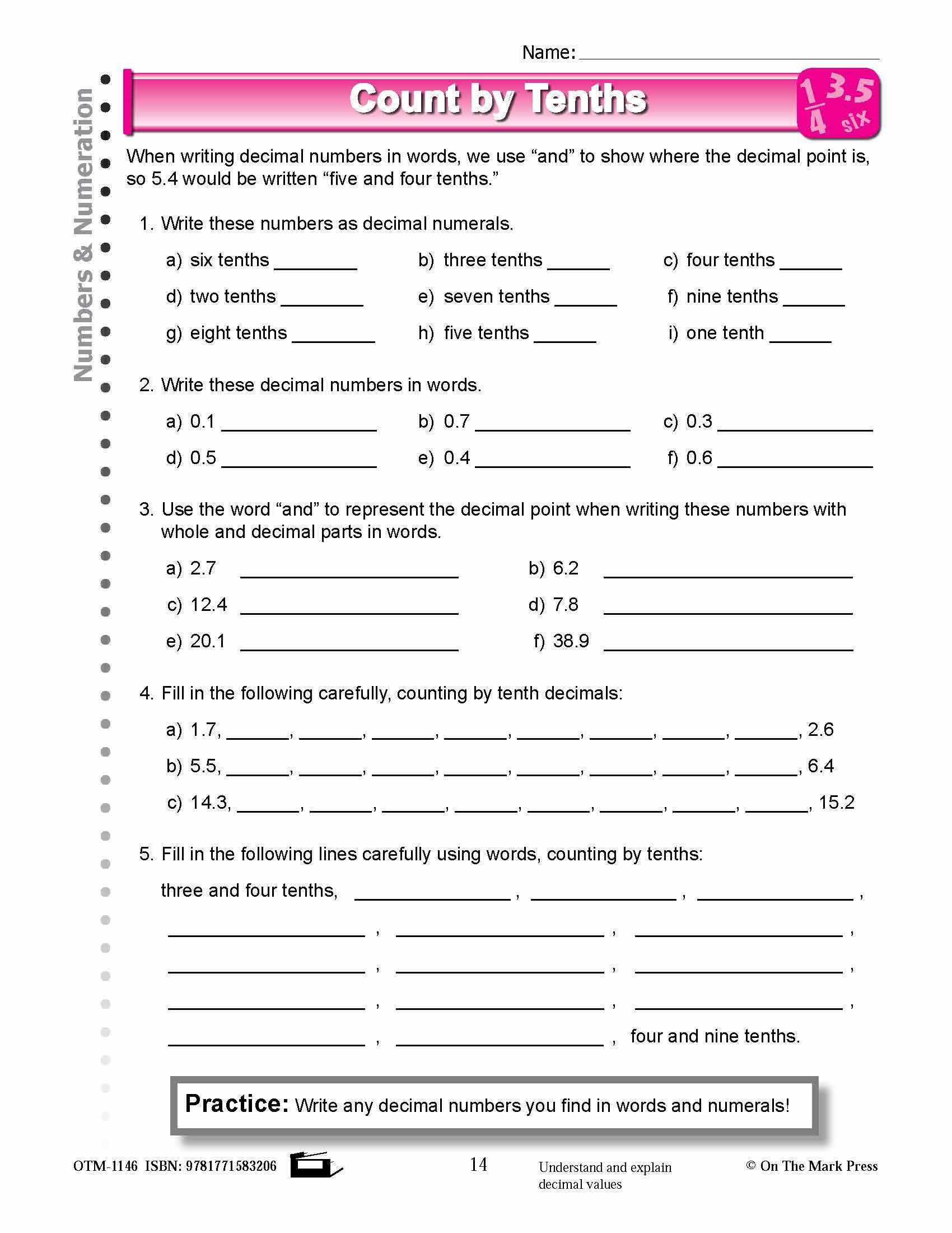 Fourth Grade Numeration Lesson Plans Aligned to Common Core