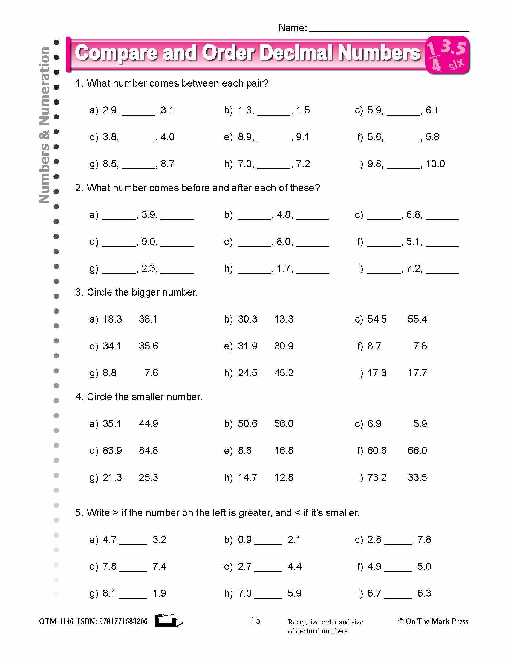 Fourth Grade Numeration Lesson Plans Aligned to Common Core