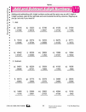 Fourth Grade Numeration Lesson Plans Aligned to Common Core