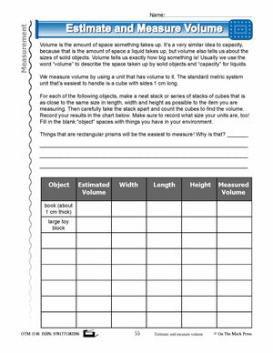 Fourth Grade Measurement Lesson Plans Aligned to Common Core