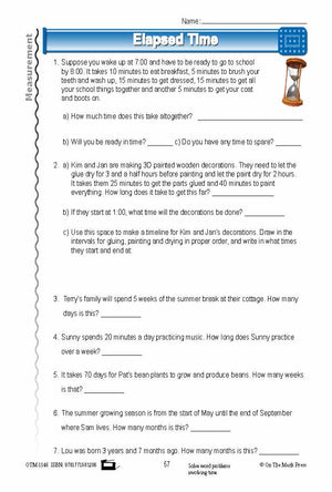 Fourth Grade Measurement Lesson Plans Aligned to Common Core