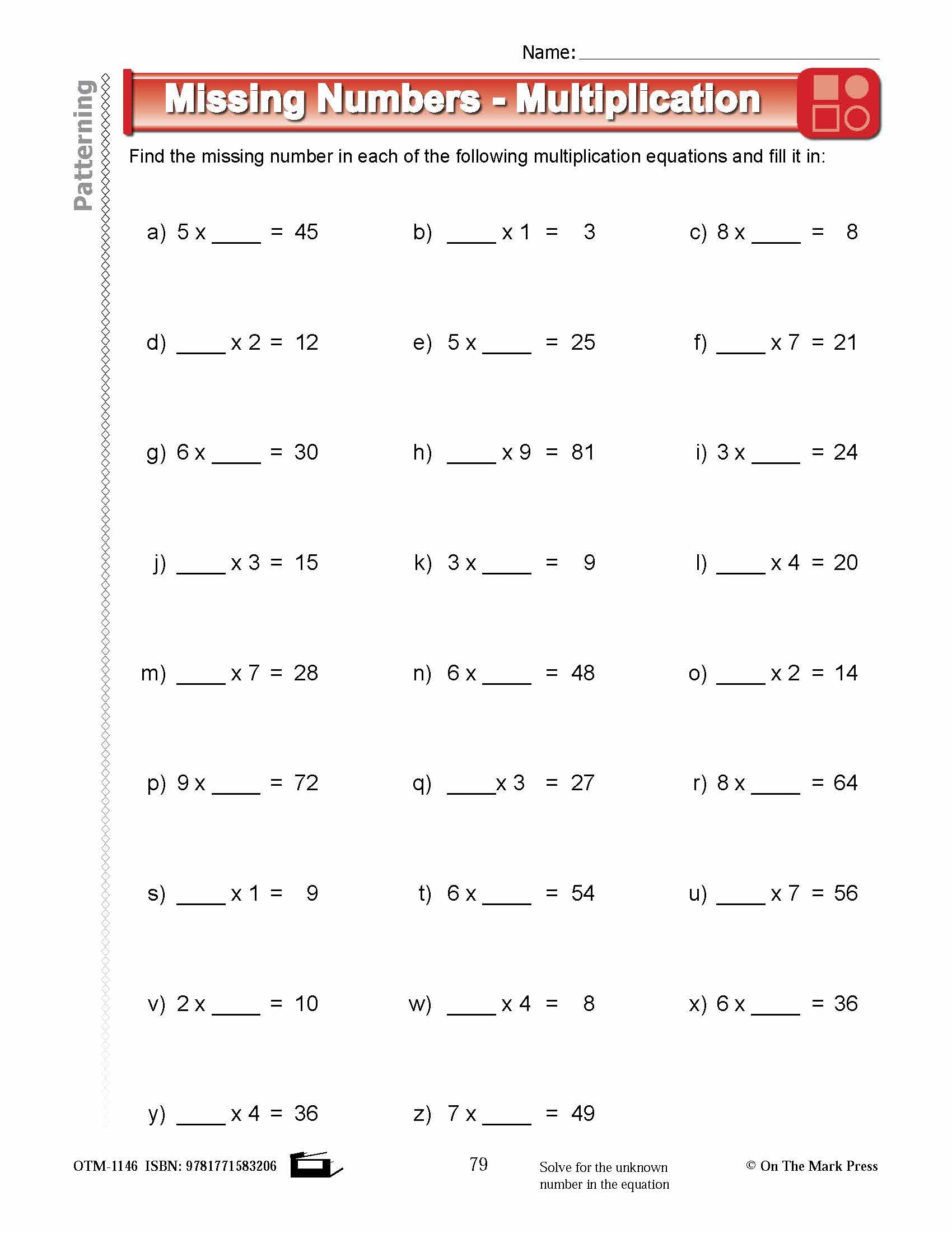 Fourth Grade Patterning  Lesson Plans Aligned to Common Core