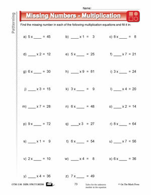 Fourth Grade Patterning  Lesson Plans Aligned to Common Core