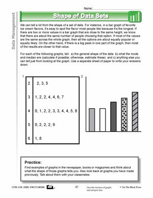 Fourth Grade Data Management  Lesson Plans Aligned to Common Core