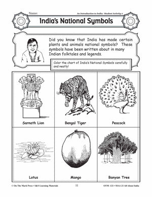 An Introduction to India - A Teacher Directed Lesson Plan Grades 3-5