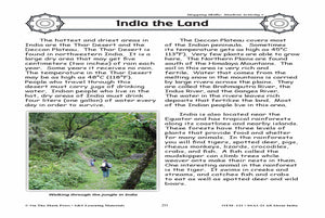 Geographical Areas of India Grades 3-5 Lesson Plan