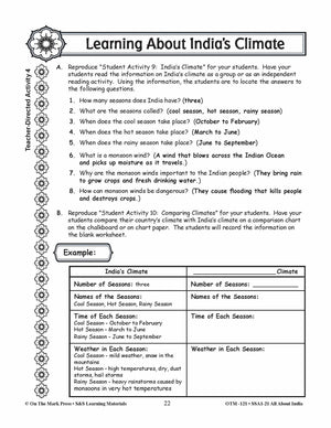 Learning About India’s Climate Grades 3-5 Lesson Plan