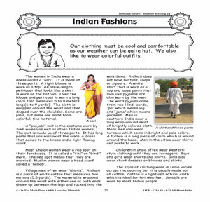 India's Culture Grades 3-5 Lesson Plan
