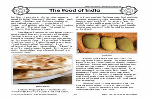 India's Culture Grades 3-5 Lesson Plan