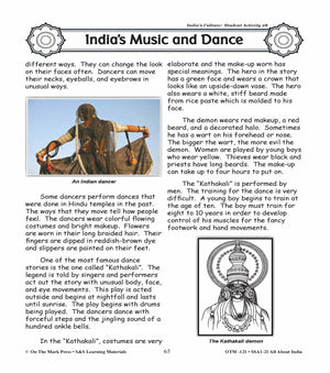 India's Culture Grades 3-5 Lesson Plan