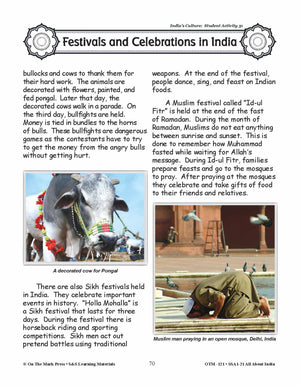 India's Culture Grades 3-5 Lesson Plan