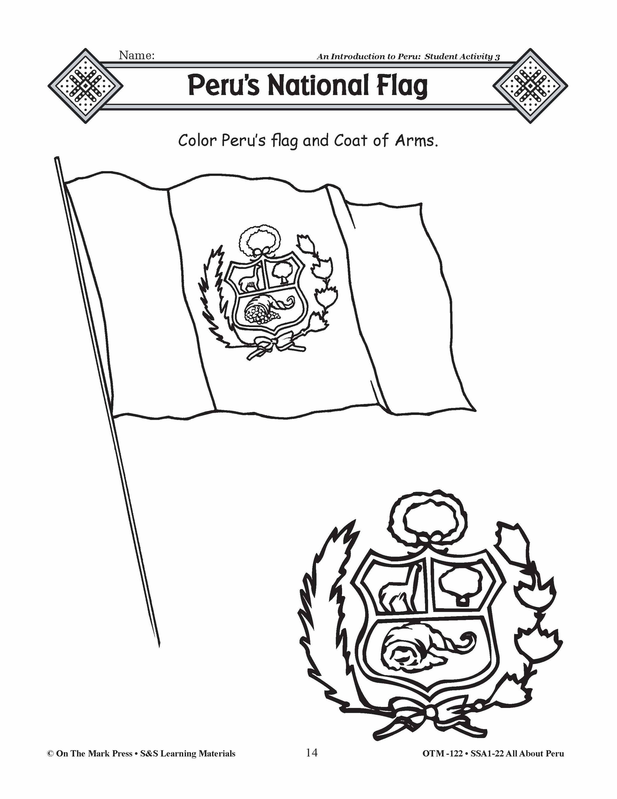 An Introduction to Peru - A Teacher Directed Lesson Plan Grades 3-5