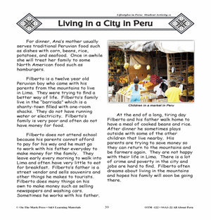 Lifestyles in Peru Grades 3-5