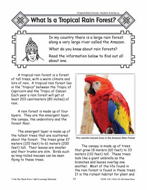 Tropical Rain Forests of Peru Grades 3-5