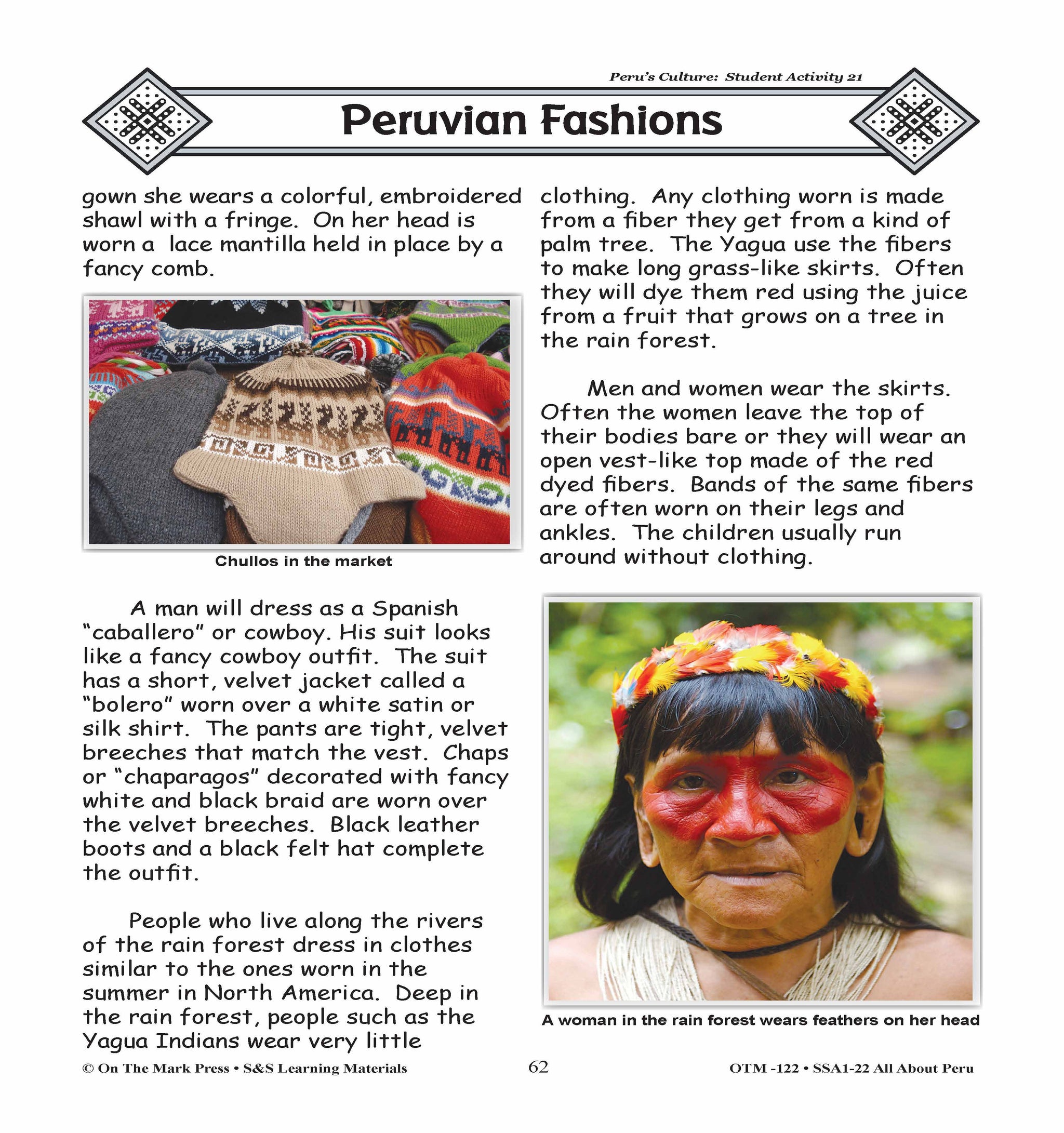 Peru’s Culture Lessons Grades 3-5