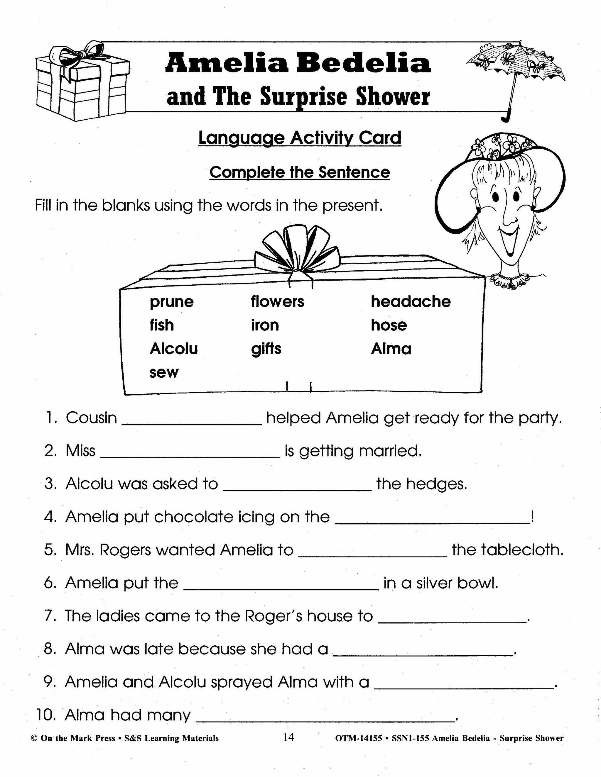 Amelia Bedelia: 4 Lit Link/Novel Study Bundle! Grades 1-3