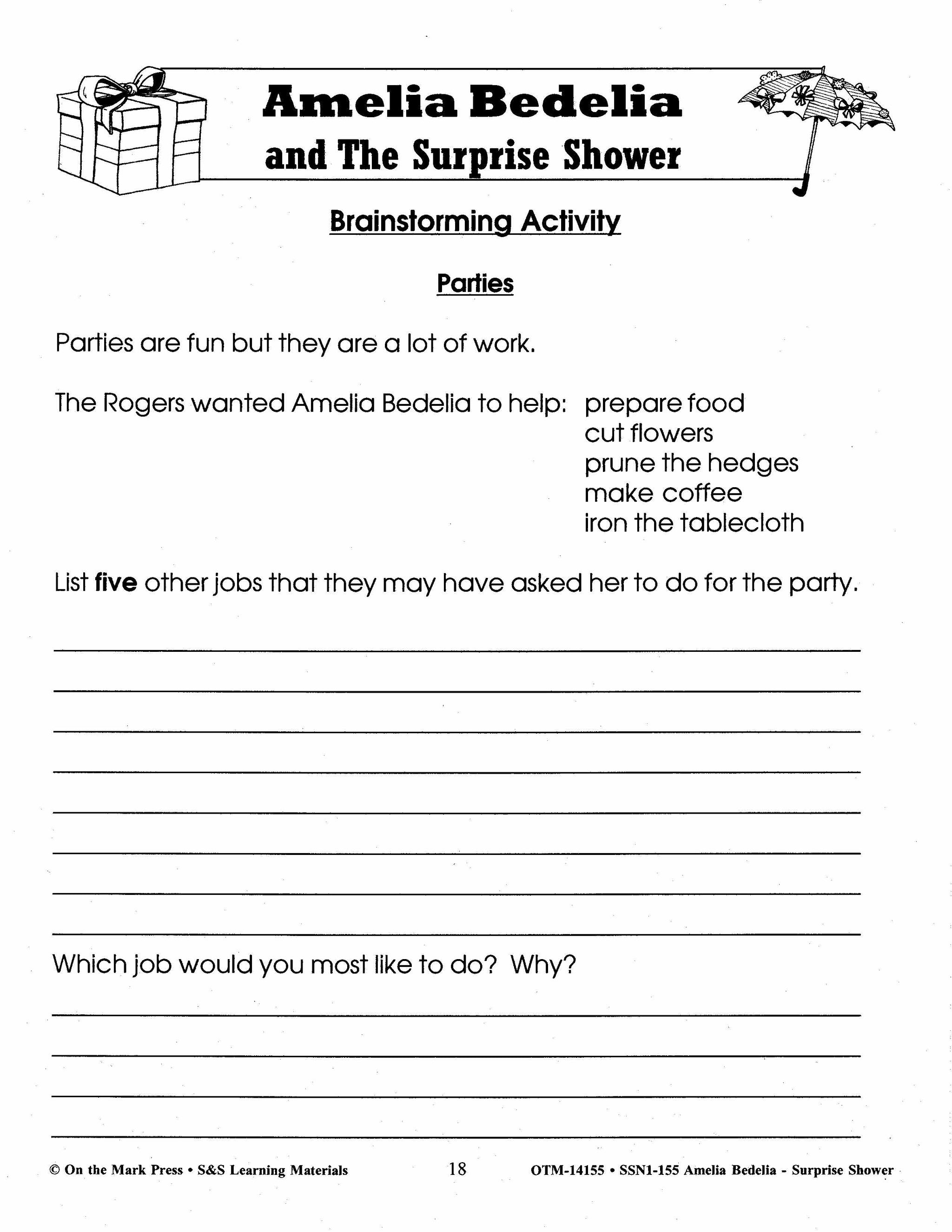 Amelia Bedelia: 4 Lit Link/Novel Study Bundle! Grades 1-3