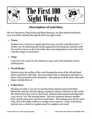 Sight Words: 100 Worksheets & Word Cards Bundle!