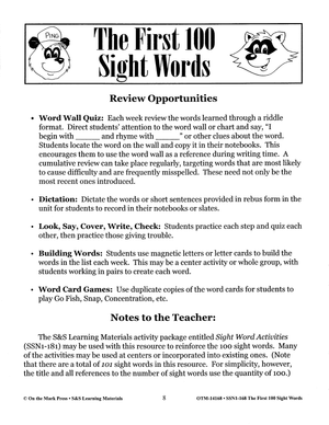 Sight Words: 100 Worksheets & Word Cards Bundle!