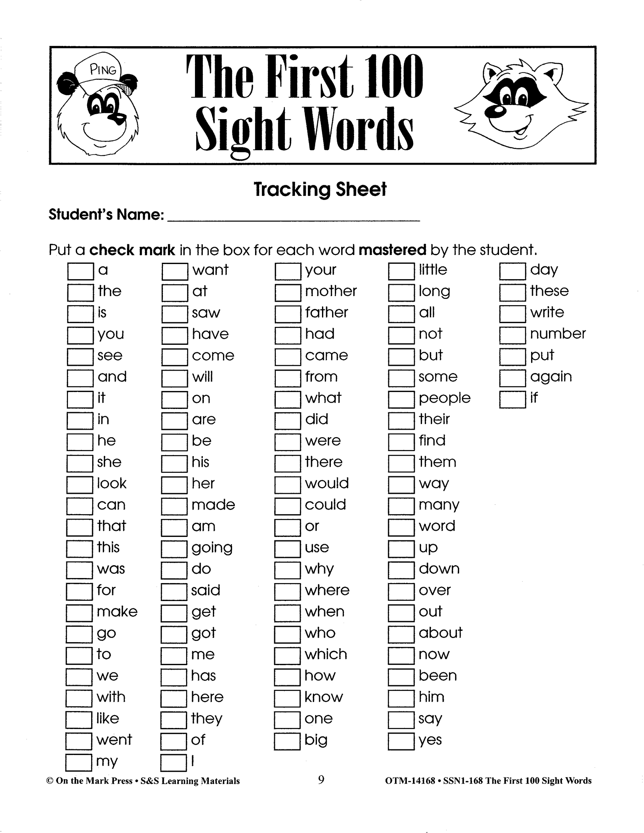Sight Words: 100 Worksheets & Word Cards Bundle!