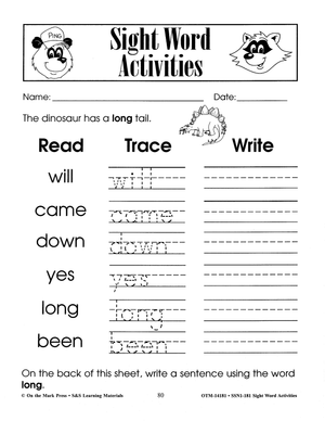 Sight Words: 100 Worksheets & Word Cards Bundle!