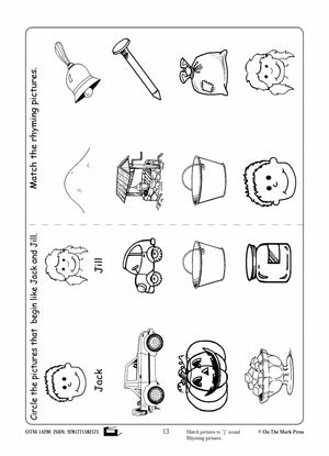 Jack and Jill Literacy Building Aligned To Common Core Gr. PK-K