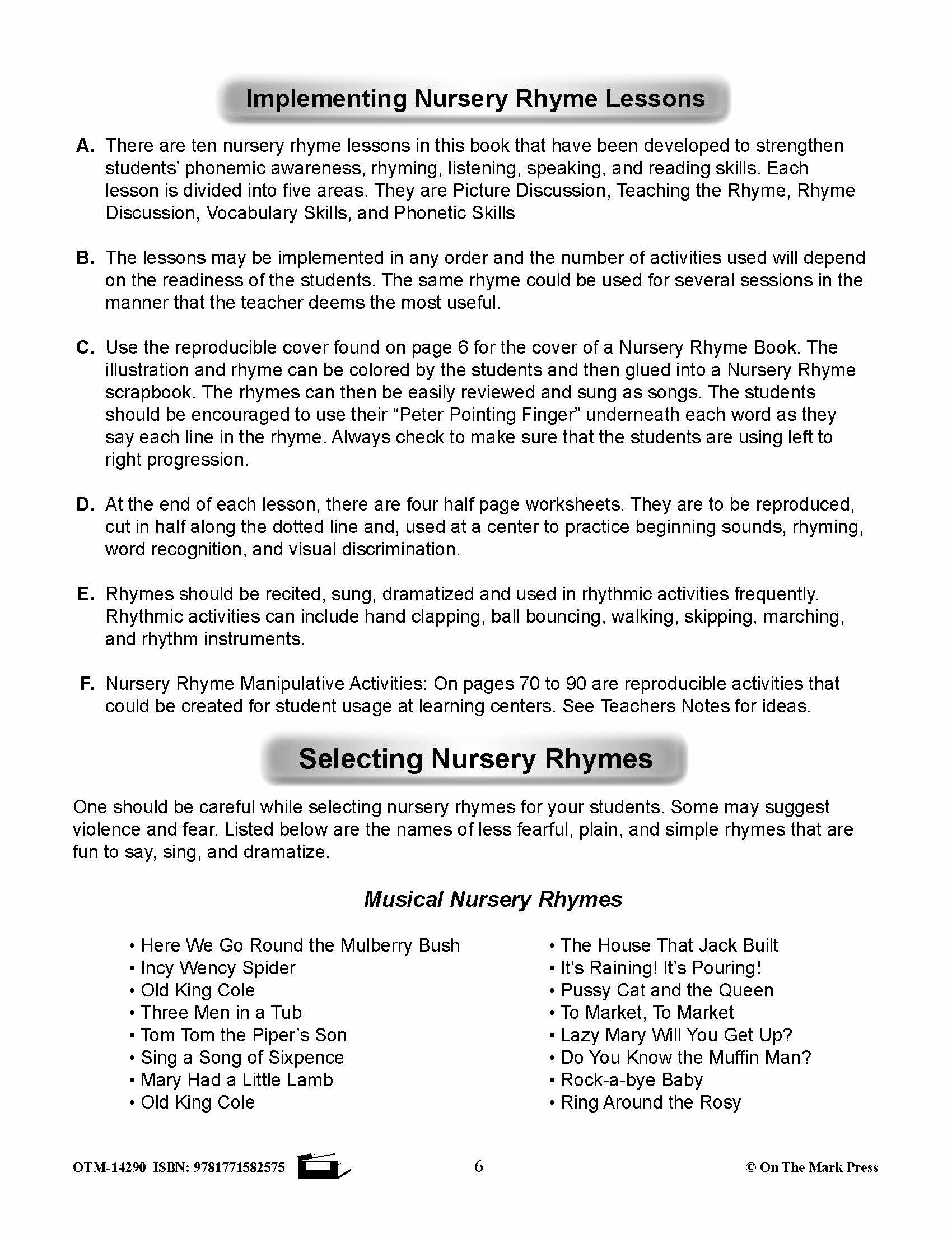 Humpty Dumpty Literacy Building  Aligned To Common Core Gr. PK-K