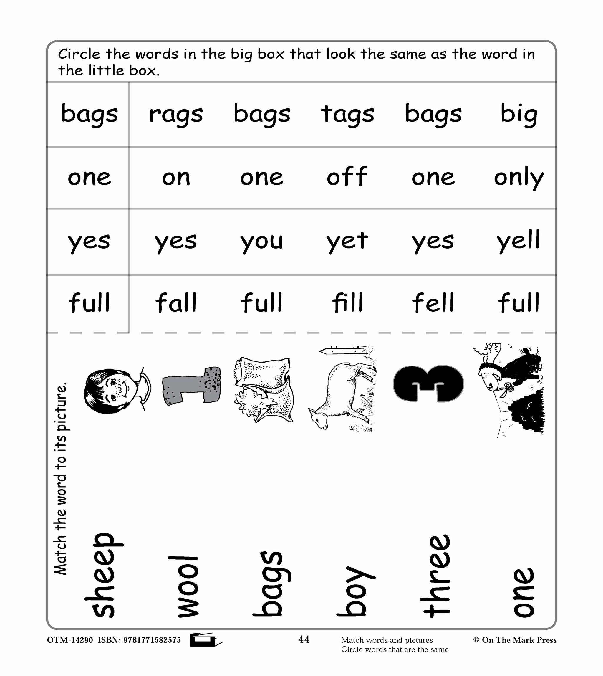 Baa, Baa, Black Sheep Literacy Building Aligned To Common Core PK-K