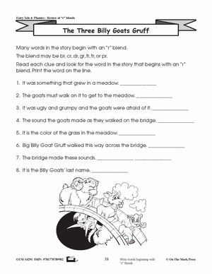 The Three Billy Goats Gruff Literacy Building Aligned To Common Core Gr. 1-3