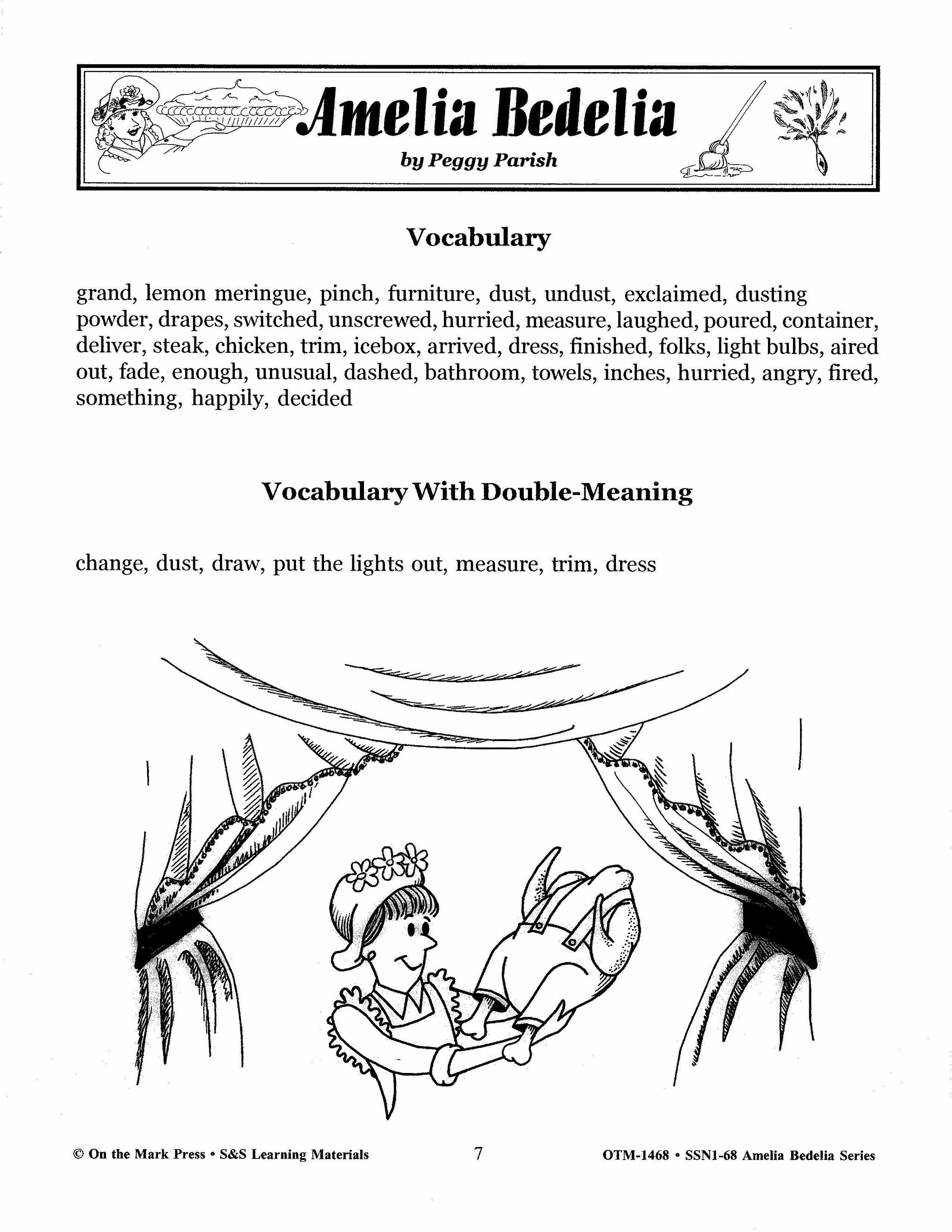 Amelia Bedelia: 4 Lit Link/Novel Study Bundle! Grades 1-3