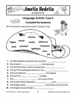 Amelia Bedelia: 4 Lit Link/Novel Study Bundle! Grades 1-3