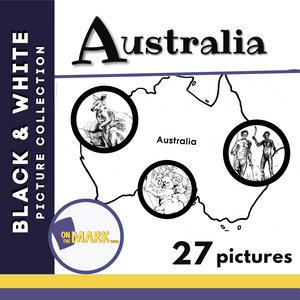 Australia Black & White Picture Collection Grades 2-6