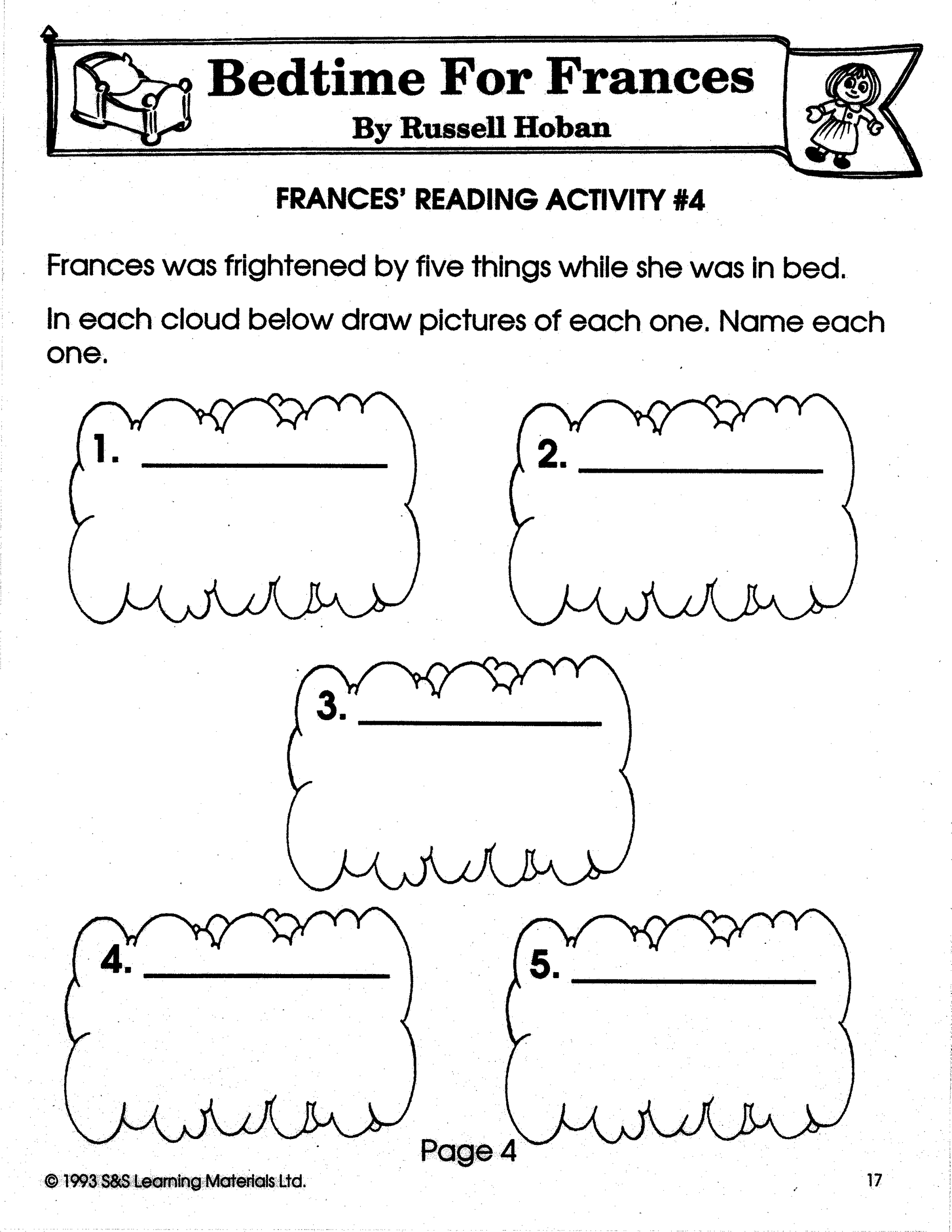 Frances: 6 Lit Link/Novel Study Bundle! Grades 1-3
