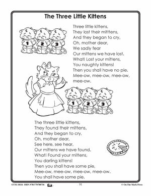 The Three Little Kittens Lesson Plan Gr. 1-3  Aligned To Common Core