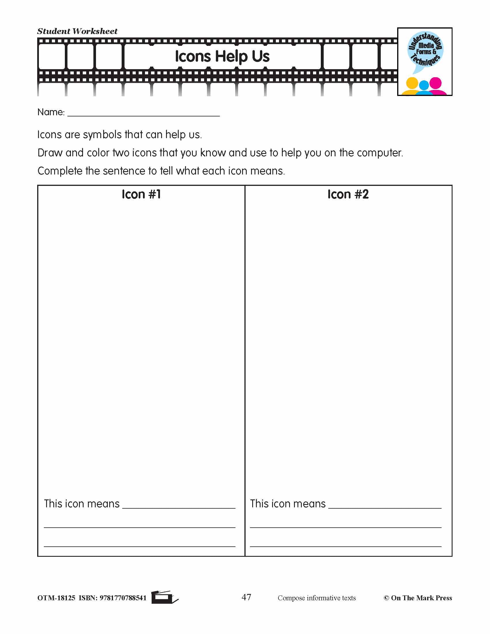 Techniques in Media Form Lesson Plan  - Grades K-1 Aligned to Common Core