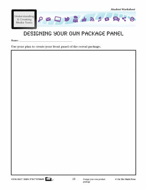 Features of Packaging Lesson Plan Grades 4-6 - Aligned to Common Core